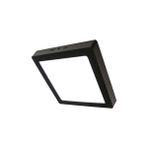 Ack 18W Sıvaüstü Kare LED Panel Armatür Siyah Gövde Gün Işığı 3000K AP04-01801