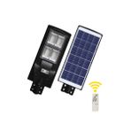 ACK 240 Ledli 3.2 V 120 W 6500 K Led Solar Sokak Armatürü Siyah Kasa Beyaz Işık