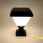 ACK 3000k Solar Günışığı Set Üstü Kazıklı Şeffaf Güneş Enerjili Led Bahçe Armatürü