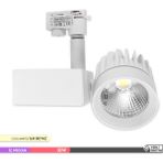 Ack 30W Cob LED Monofaze Ray Armatürü Beyaz Kasa 4000K Ilık Beyaz - 4000K - Ilık Beyaz