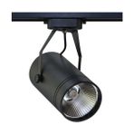Ack 30W Sıyah 4000K Cob Led Monofaze Ray Armatürü
