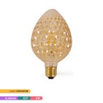 ACK 4W Rustik LED Elips Ampul 2200K Sarı Işık E27