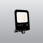Ack 50W LED Hareket Sensörlü Projektör Bahçe Açık Alan Tabela Aydınlatması 6500K Beyaz Işık