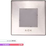 ACK 6500 K 1.5 W Kare Beyaz Işık Led Merdiven-Duvar Armatürü