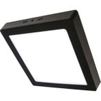 Ack 6500K Beyaz 24W Siyah Kasa Sıva Üstü Kare LED Panel Armatür - 6500K - Beyaz