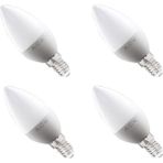 Ack 7W Buji LED Ampul 6500K Beyaz E14 İnce Duy (4 Adet Paket) - 40 - 50 W