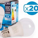 Ack 9w A60 Ampul 6500k Beyaz Işık 220v E27 X 20 Adet