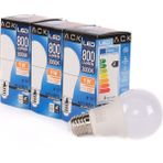 ACK AA13-00920 9 Watt 3'lü A60 3000K Günışığı Led Ampul