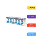 ACK AA13-00923 9 Watt 12'li A60 6500K Beyaz Led Ampul