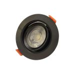 ACK AD01-00511 4000K Ilık Beyaz 5W Siyah Kasa Led Spot Armatür