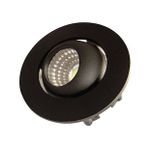 Ack AH06-00331 3W Siyah 6500K Sıva Altı Led Spot Armatür