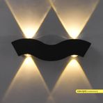 ACK AH07-07501 4 W Çift Yönlü Led Duvar Aplik İç ve Dış Mekan Dekoratif Aydınlatma