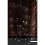 Ack Akar Perde LED 2X2METRE ( Şeffaf Kablolu) BEYAZ IŞIK