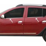 Ack Dizayn Dacia Sandero 2013+ Araca Özel Krom Cam Alt Çıtası A+