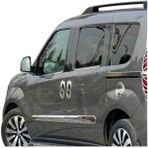 Ack Dizayn Fiat Doblo 2010-2022 4'lü Yan Krom Seti (Yan Kapı-Cam Çıtası-Sürgü Çıtası-Kapı Kol) A+