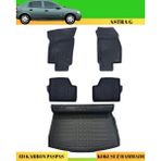 Ack Dizayn Opel Astra "g" Hatchback Araca Özel Üretim 4d Havuzlu Karbon Paspas Takımı + 3D Bagaj Havuzu - Siyah