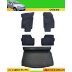 Ack Dizayn Opel Astra "h" Hb Araca Özel Üretim 4d Havuzlu Karbon Paspas Takımı + 3D Bagaj Havuzu - Siyah