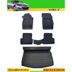 Ack Dizayn Opel Astra "j" Hatchback Araca Özel Üretim 4d Havuzlu Karbon Paspas Takımı + 3D Bagaj Havuzu - Siyah