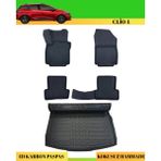 Ack Dizayn Renault Clio 4 Stw Araca Özel Üretim 4d Havuzlu Karbon Paspas Takımı + 3D Bagaj Havuzu Alt - Siyah