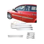 ACK Dizayn RENAULT MEGANE 2 SEDAN 3'LÜ KROM YAN SET (YAN KAPI ÇITASI-KAPI KOL-CAM ÇITASI) A+