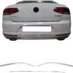 Ack Dizayn Volkswagen Passat B8/b8,5 2015+ Arka Tampon Çıtası 3pcs A+ Paslanmaz Çelik - Krom