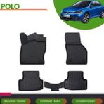 Ack Dizayn Volkswagen Polo 2023+ Araca Özel Üretim 4d Havuzlu Paspas Takımı (Karbon) - Siyah
