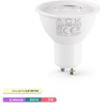 ACK GU10 5 Watt Reflektörlü 4000K Ilık Beyaz Sıcak Beyaz Led Ampul
