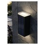 ACK SOLAR LED DUVAR ARMATÜRÜ ÇİFT YÖNLÜ SİYAH GÖVDE 3000K 1W/h
