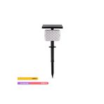 ACK Solar Pc Led Kazıklı Çim Armatürü Güneş Enerjili Bahçe Duvar Aydınlatması Amber Işık 2 Kademe AG60-01881