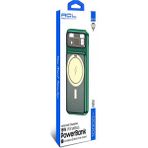 Acl 10.000MAH Pd 2xusd 15W LCD Gösterge Dahili Type-C Mikro Powerbank Pw-72 - Yeşil