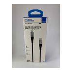 ACL ACK-104 1.2M LED Göstergeli 27W USB-C to Lightning Örgü Şarj ve Veri Kablosu (3A)