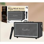 ACL Acs-17 Retro Müzik Kutusu Karaoke Destekli Ses Sistemi