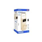 ACL PW-112 22.5W Outdoor Hızlı Şarj Powerbank Beyaz – 30.000mAh Kapasite, Çoklu USB Çıkış, Dahili Kablo
