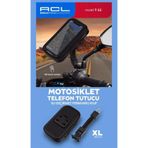 ACL T-52 Su Geçirmez Motor ve Motosiklet Telefon Tutacağı 360 Dönebilen Tüm Modellerle Uyumlu
