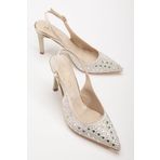 ACMZ SHOES Stiletto taşli ayakkabı
