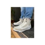 Aco Erkek Kadın Spor Ayakkabı Unisex Basketbol Ayakkabı Sneaker Yürüyüş Ayakkabısı Siyah - 001-Beyaz