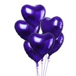 Acofuns 5 adet Kalp Şeklinde Folyo Mylar Balonlar Kırmızı 66 cm Sevgililer Günü Doğum Günü Partisi Dekorasyonları, Düğün Dekoru, Nişan, Tatil, Bebek Partisi için