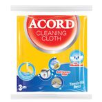 Acord 3'lü Sarı Temizlik Bezi