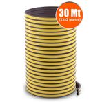 Acord Kapı Pencere Bandı Fitili Yapışkanlı Soğuk Izolasyon Bant 15 Mt X 2 Kanal Toplam 30 Metre