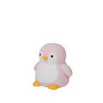 Acornia Sevimli Penguen Pembe Çocuk Odası Gece Lambası - Açık Pembe