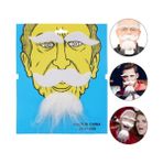 Acousticworld Beyaz Kendinden Yapışkanlı Takma Sakal/Bıyık