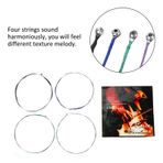 Acouto Çelik Tel Viyolonsel Dizeleri V80 Çello Için Uyumlu Melodi Müzik Aleti Aksesuarı