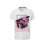 ACR Giyim Blackpink - All Stars - Dijital Baskılı Beyaz Kız Çocuk T-shirt K-01 ACRTSHBLACKPINK01K