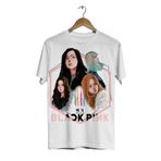 ACR Giyim Blackpink Grup -hexagon- Dijital Baskılı Beyaz Unisex T-shirt ACRBPAGENU