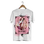 ACR Giyim BlackPink -Square Pink- Dijital Baskılı Beyaz Unisex T-Shirt ACRBPKAREU