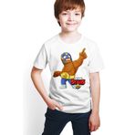 ACR Giyim Brawl Stars - El Primo - Erkek Çocuk Beyaz Dijital Baskılı T-shirt E-01 ACRBRWLELPRE