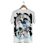 ACR Giyim Bts Grubu -moon- Dijital Baskılı Beyaz Unisex T-shirt ACRBTSMOONU