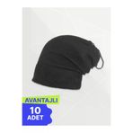 ACR Giyim Tekstil Forma Baskı ACRPolarBere10lu Siyah Polar Bere Ve Boyunluk - 10'lu Paket | Soğuk Havalara Özel Termal Koruma