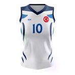 ACR Giyim Tekstil Forma Baskı ACRVLB722 Voleybol Forması Model 722 - Kişiye Özel Isim Ve Numara Yazılabilir, Dijital Baskı Tasarım Tek Üst