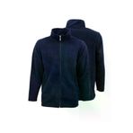 ACR Giyim Tekstil Forma Baskı Lacivert Bato Yaka Tam Fermuarlı ve Cepli Outdoor Polar Ceket ACRPOLARCEKET